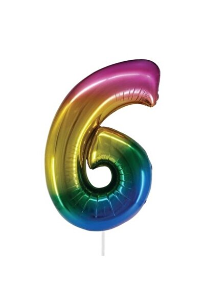 ANTBRO ®   Μπαλόνι Πάρτι Φύλλο Ουράνιο Τόξο Αρ. 6, 81 εκ.