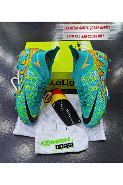 Krampon odası Air Level 600 Professional Football Shoe Set+Shin Guard+Bag+Socks
