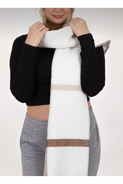 Mynoa Жіночий шарф з бавовняної тканини з картатим візерунком 70*190