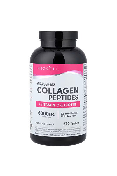 Neocell Super Collagen With Vitamin C and Biotin, Skin, Hair and Nails, Includes Antioxidants 270 Count
