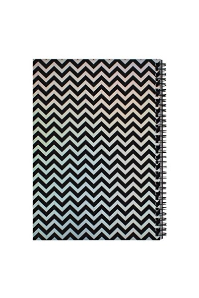 ANTBRO A4 Notebook (Dictando) – Iridescent Linear Cover, Spiral – 2 Subjects, 80 Sheets