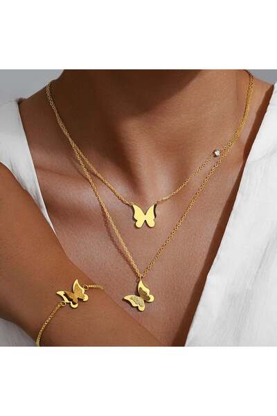 KEVSA Jewelry Set colier și brățară din oțel inoxidabil - LPD1366