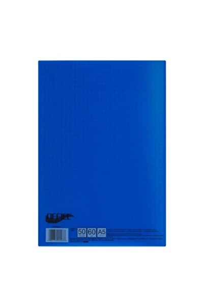 ANTBRO Math Notebook A5, 50 Sheets, Small Grid, Fluorescent Blue Cover –