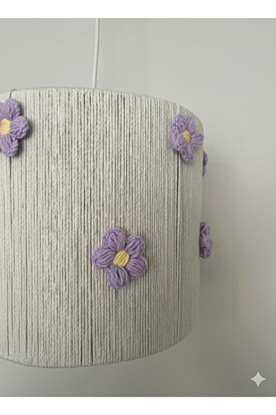 DudeHome Çiçek detaylı çocuk odası avize Bohem Avize, Yatak odası avize, çocuk odası avize, salon avize