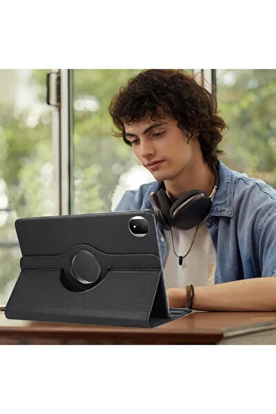 007 Luconi Case for Honor Magic Pad 2 12.3" — 360° Rotating Stand, PU Leather Folio, Magnetic Lock, S