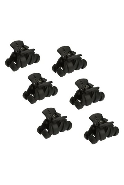 ANTBRO - Set de 6 agrafe de păr negre în formă de zig-zag, 3,5 cm