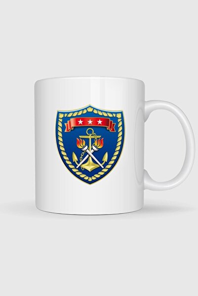 Bahriyeli Collection Sea Training Instruction Command Designed Mug Cup