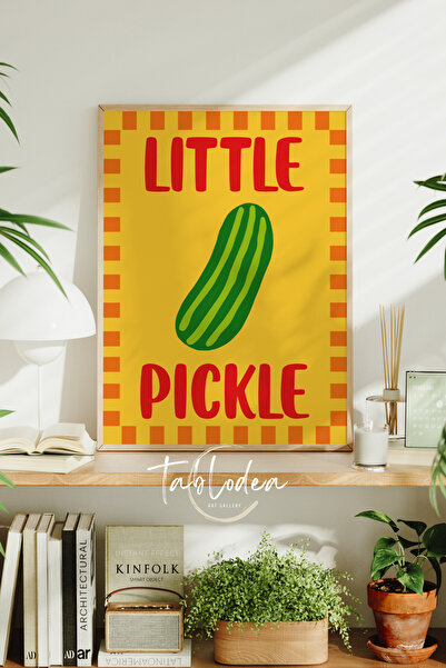 tablodea Little Pickle Μινιμαλιστική Πολύχρωμη Διακόσμηση Κουζίνας Πίνακας Αφ...
