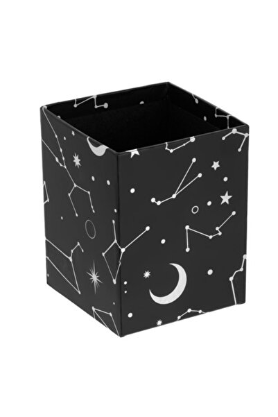 ANTBRO Suport pentru pix din carton negru cu folie argintie Antbro®, model Zo...