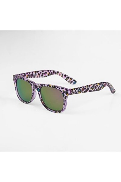 ANTBRO - Girls' Sunglasses Set, Purple Leopard Frame + Purple Case • UV Protection Class 1 • Chi