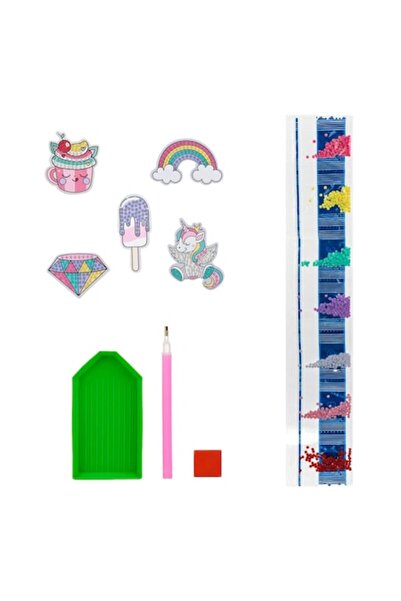 OEM Set creativ cu pietre prețioase și figurine, 5 piese, colorat, 5 modele