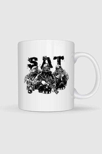 Bahriyeli Collection Effective Sat Designed Mug Cup