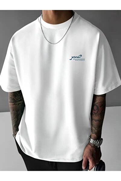 CLASİVA Modern Design Custom Printed Unisex Oversized Crew Neck T-Shirt