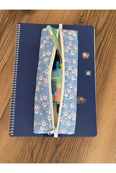 Handmade Su Gecirmez Lastikli Deftere Takilan Kumas Kalemlik Pratik Kalem kutusu Canta duzenleyici kalemlik