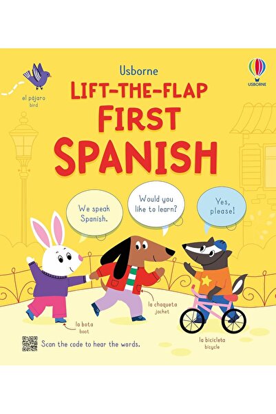 Usborne Παιδικό βιβλίο, Usborne, Πρώτο Ισπανικά με αναδιπλούμενα καπάκια, 4+ ...