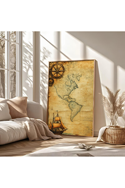 alphobitasarım Misterul trecutului, Chemarea oceanelor cu aspect de hartă vec...