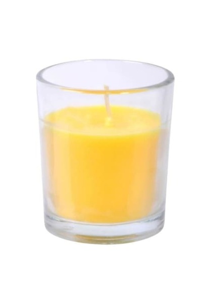 ANTBRO Lumânare cu citronella în recipient de sticlă 5×6 cm – Decor elegant ș...