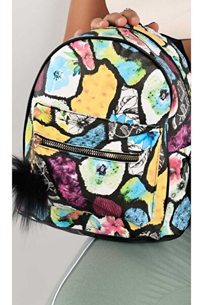 Efe Çocuk Mini Sırt Çanta Astarlı 2 Bölmeli En 20 Boy 27 Cm