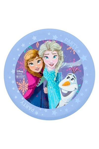 ANTBRO ® Farfurie de petrecere din plastic albastră Frozen – 21 cm