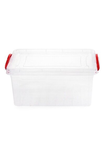 ANTBRO universal plastic storage box, rectangular, transparent, with handles, 20 L