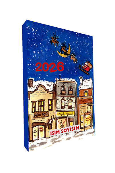 PAKLON Mavi Noel Baba İsme Özel 2026 Tarihli Ajanda