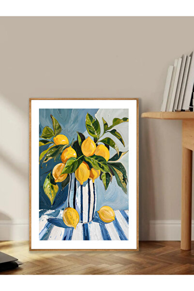 Tuba Decor Tablo dintr-o singură bucată cu rame din lemn pentru sufragerie, sufragerie, bucătărie