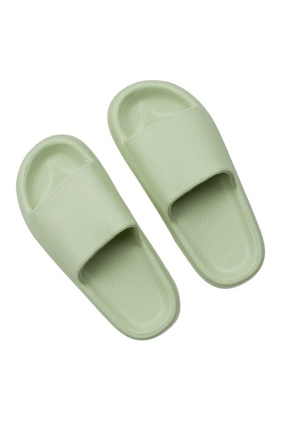 OEM Papuci de plajă - Verde deschis, talpă texturată, multicolor, mărime universală INTL