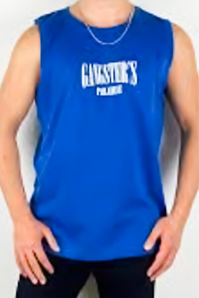 ESSFASIHON Bluză unisex fără mâneci cu imprimeu