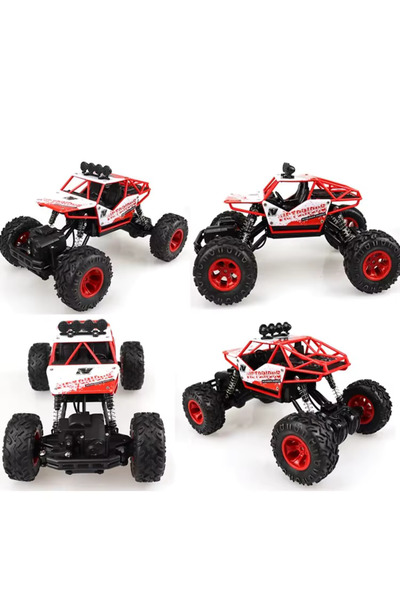 giffy Oyuncak 4x4 Uzaktan Kumandalı Rock Crawler Off Road Aracı 4 Çeker Şarjlı 20 Dk Kullanım