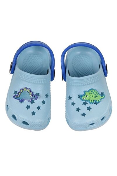 ANTBRO ® Sky Blue Clogs with Dinosaurs for Children – 20-21