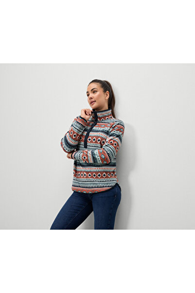 Tchibo Women's Fleece Sweater, All Printed