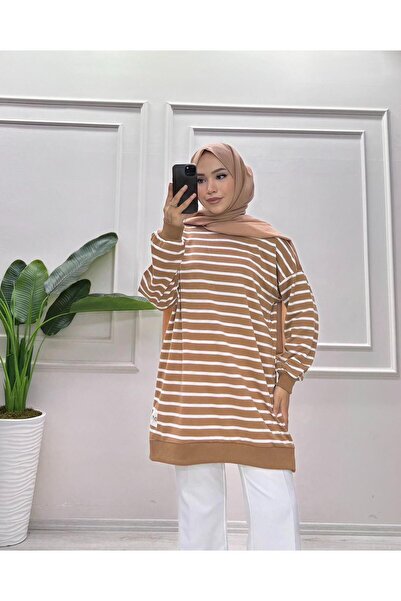 moda acar Striped Two-Ply Sweat