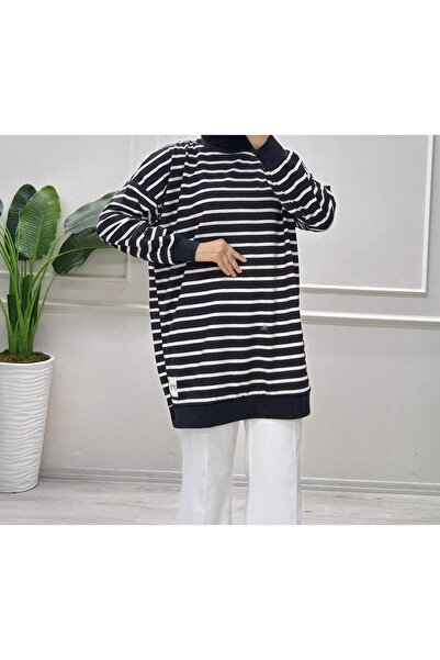 moda acar Striped Two-Ply Sweat