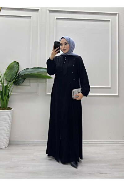 moda acar TAŞ DETAYLI A KESİM FERACE