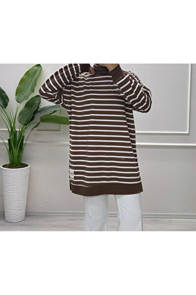 moda acar Striped Two-Ply Sweat