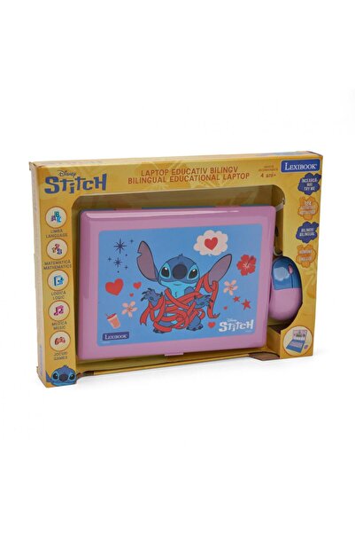 LEXIBOOK Bilingual Educational Laptop En/Ro, Stitch