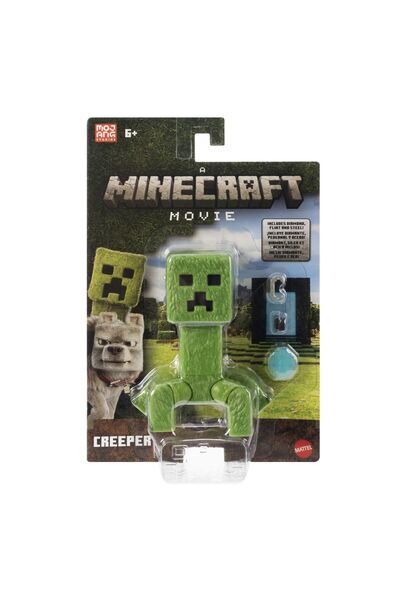 mattel Minecraft creeper figurine set with accessories