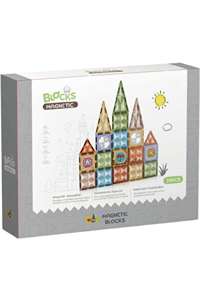 Bufnitel Magnetická hra s diamanty - 31 dílků (7,5 cm)