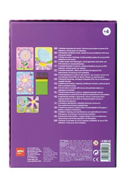 Aplı Joc Eva Mozaic, Foam, Apli, tema Primavara, 8 coli