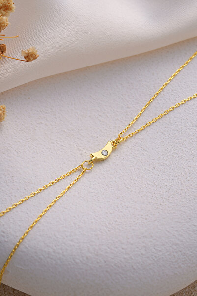 ESSARE 925 Ayar Gümüş Gold Kaplama Göz Sembol Şahmeran Bileklik