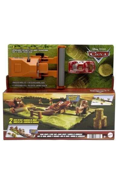mattel Cars Frank Escape and Stunt Race Stunt Track Playset
