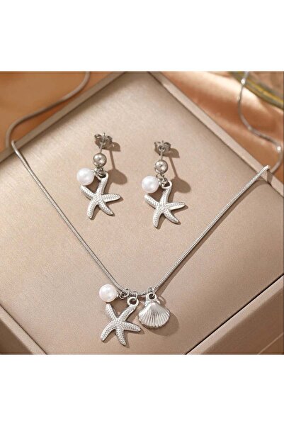 KEVSA Jewelry Set colier și cercei din oțel inoxidabil - LPD1386