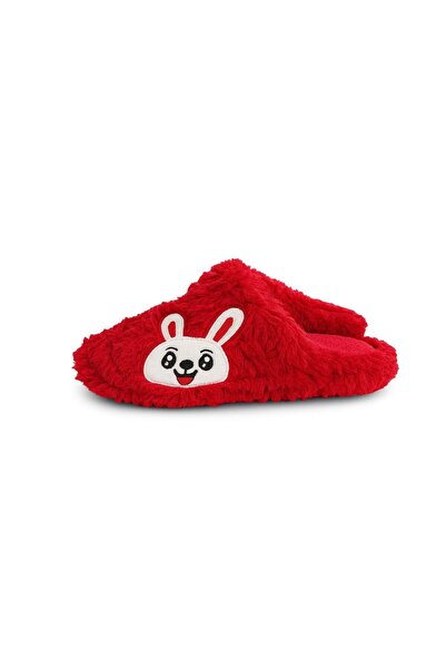 ALB TERLİK AYAKKABI SAN. TİC. LTD. ŞTİ. Women's Winter Plush House Slippers – Cute Rabbit Pattern, Non-Slip Sole, Soft Texture