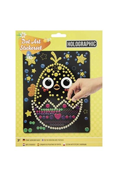 Moxy Set creativ Mozaic cu abtibilduri holografice, Dot Art, cu tematica Past...