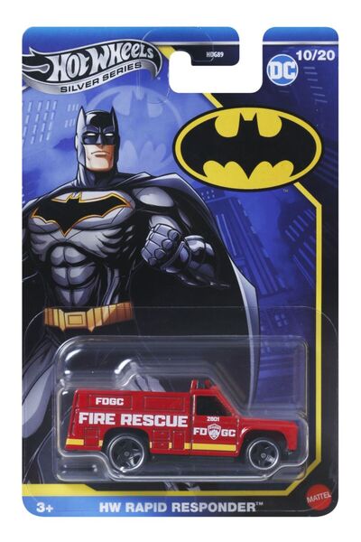 Evelise HOT WHEELS MASINA METALICA TEMATICA BATMAN HW RAPID RESPONDER SCARA 1...
