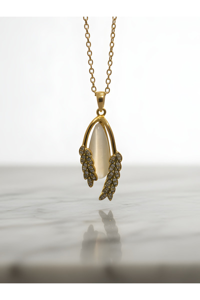 TURBİJ Başak Şeklinde Çelik Kolye