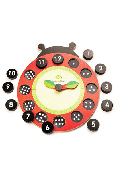 Tender Leaf Toys Ceas educativ Buburuza, din lemn premium - Ladybug Teaching ...