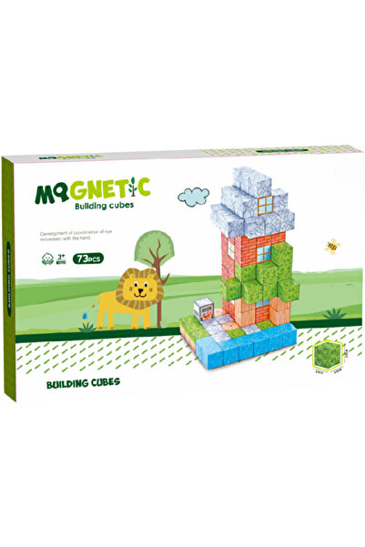 Bufnitel Cuburi magnetice - In natura 73 piese (2.5 cm)