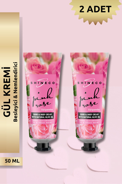 Jimena Natural Gül Kokulu El ve Vücut Nemlendirici Krem - Nemlendirici, Besle...