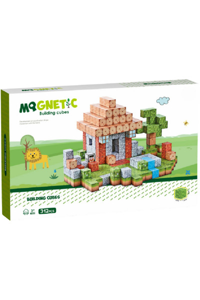 Bufnitel Magnetické kocky - V prírode 312 dielikov (2 cm)